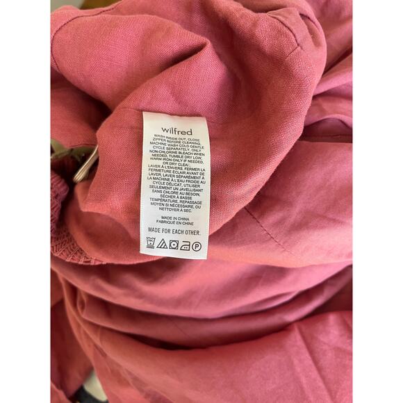 NEW NWT Wilfred Dame Linen Warm Sienna Red Size 8 - Picture 5 of 6